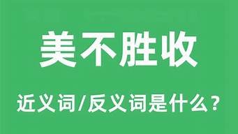 美不胜收的近义词_美不胜收的近义词是什么词